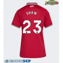 Maglie da calcio Manchester United Luke Shaw #23 Prima Maglia Femminile 2026-27 Manica Corta